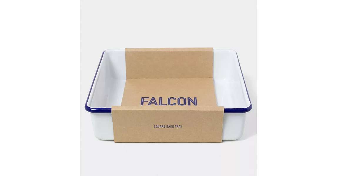 Falcon 獵鷹琺瑯 琺瑯2合1烤盤 藍白