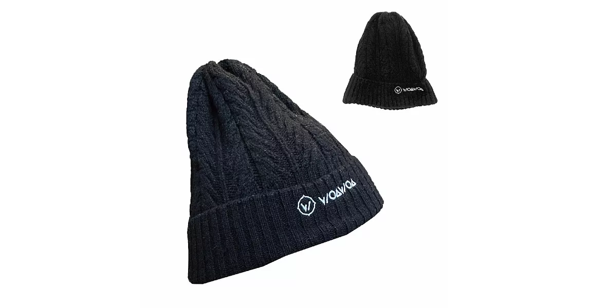 博客來-【WOAWOA】保暖100%美麗素色羊毛帽 單入(毛帽 保暖毛帽 針織毛帽 毛帽子 羊毛帽 女毛帽 防風護耳) 經典黑素色款