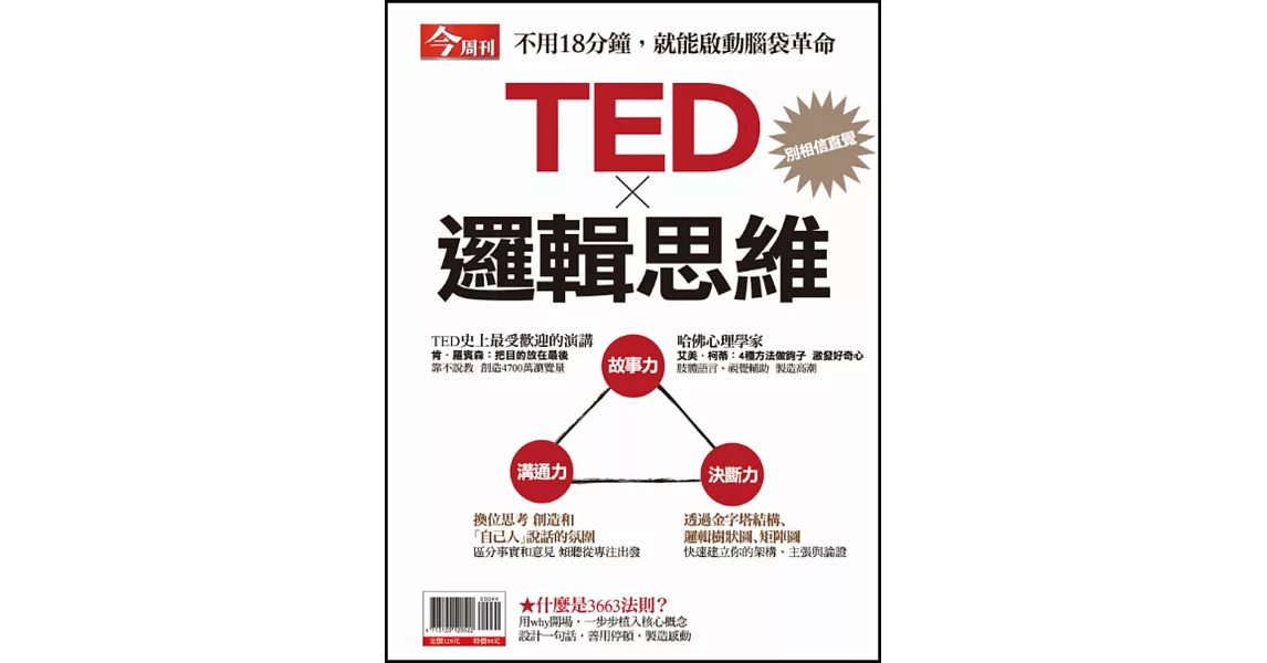 今周刊 ：TED×邏輯思維 | 拾書所