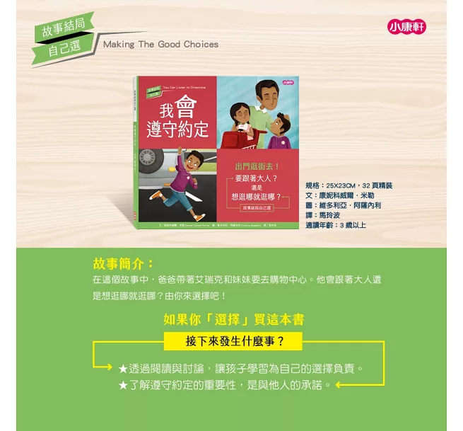 我會遵守約定：出門逛街去！