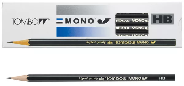 博客來 Tombow日本蜻蜓 Mono J事務鉛筆組2b六角軸