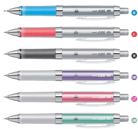 博客來 三菱uni A Gel M5 858gg 阿發自動鉛筆 金屬綠金屬綠