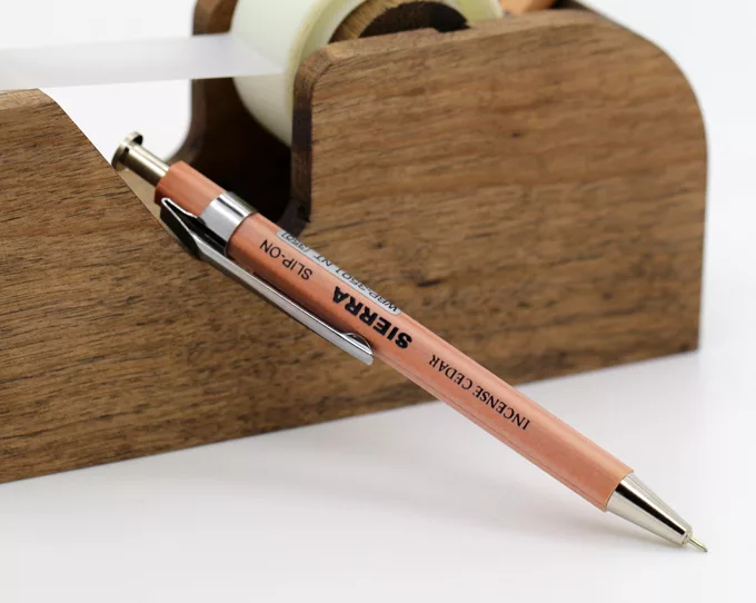 博客來 日本原木製作 Sierra 袖珍自動鉛筆 袖珍極細原子筆