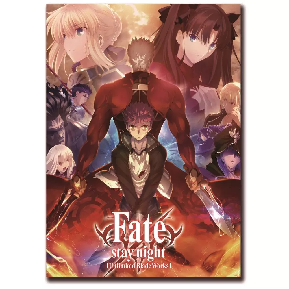 博客來 Fate Stay Night Ubw 銀箔海報 聖杯戰爭的終結