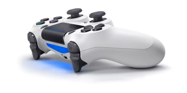 博客來 Ps4原廠ds4 光條觸碰板無線震動手把 冰河白 Cuh Zct2g13