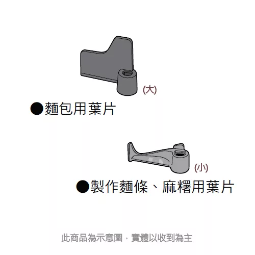 博客來 Panasonic國際製麵包機攪拌葉片 小