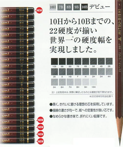 博客來 三菱hi Uni 限定版22規製圖鉛筆 無附盒