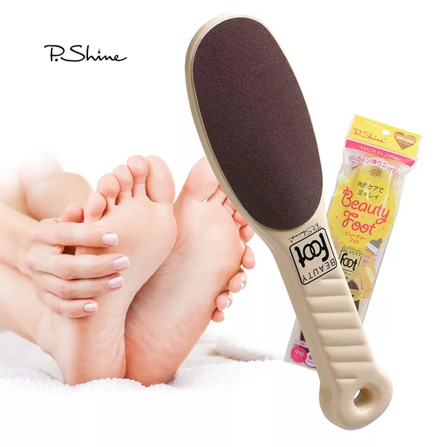 博客來 P Shine Beauty Foot 雙面足部去硬皮磨砂棒 日本製