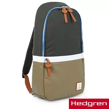 HEDGREN-HBPM摩登學院系列-單肩後背包-軍綠色