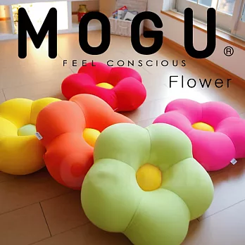 【日本MOGU】繽紛花朵 可愛抱枕/舒壓靠枕/造型坐墊‧日本製鮮橘
