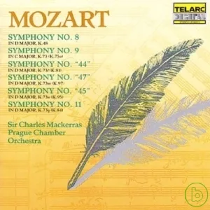 Mozart：Symphony No.8、No.9、No.44、No.47、No.45 & No.11