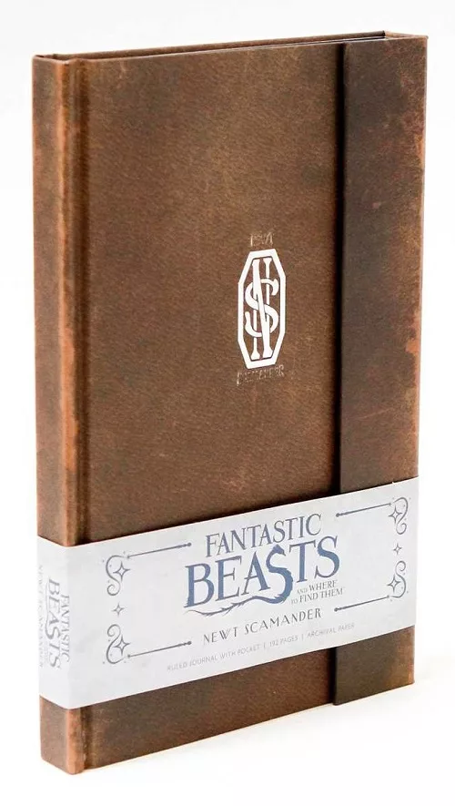 怪獸與牠們的產地：奇獸學家紐特硬殼橫線筆記本（13 x 21 cm / 192 頁） Fantastic Beasts and Where to Find Them Newt Scamander Hardcover Ruled Journal
