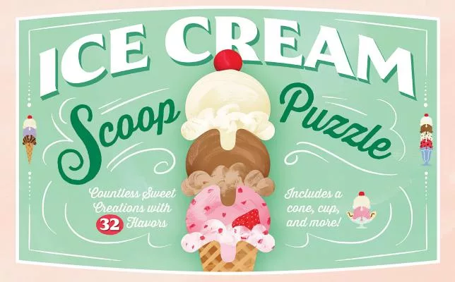 Ice Cream Scoop Puzzle: Countless Sweet Creations With 32 Flavors