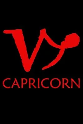 Notebook: Capricorn Zodiac Sign Red December January Birthday Gift Black Lined Journal Writing Diary - 120 Pages 6 x 9