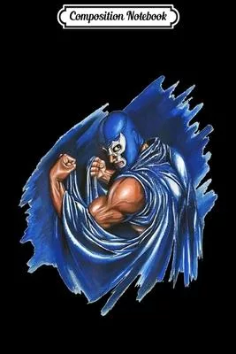 Composition Notebook: Feel-Ink Demon Blue Lucha Libre Mexican Wrestling Legend Premium Journal/Notebook Blank Lined Ruled 6x9 100 Pages