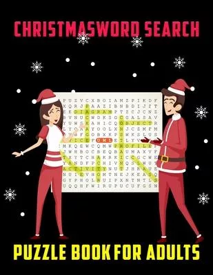 Christmas Word Search Puzzle Book For Adults: A Unique Large Print Christmas Word Search Book For Christmas Fun Word Search Game