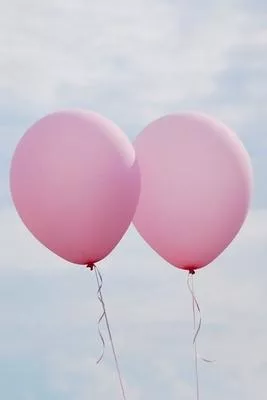 Two Pink Balloons Journal: 150 Page Lined Notebook/Diary