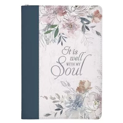 Journal Classic Zip It Is Well with My Soul