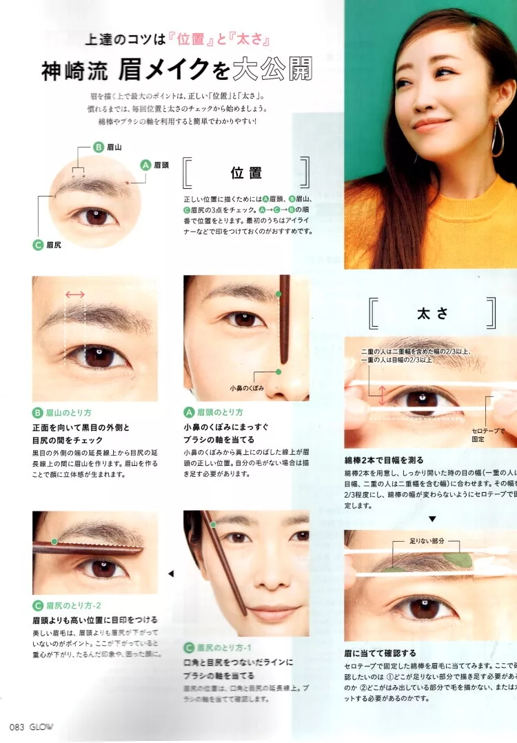 神崎惠的畫眉教學