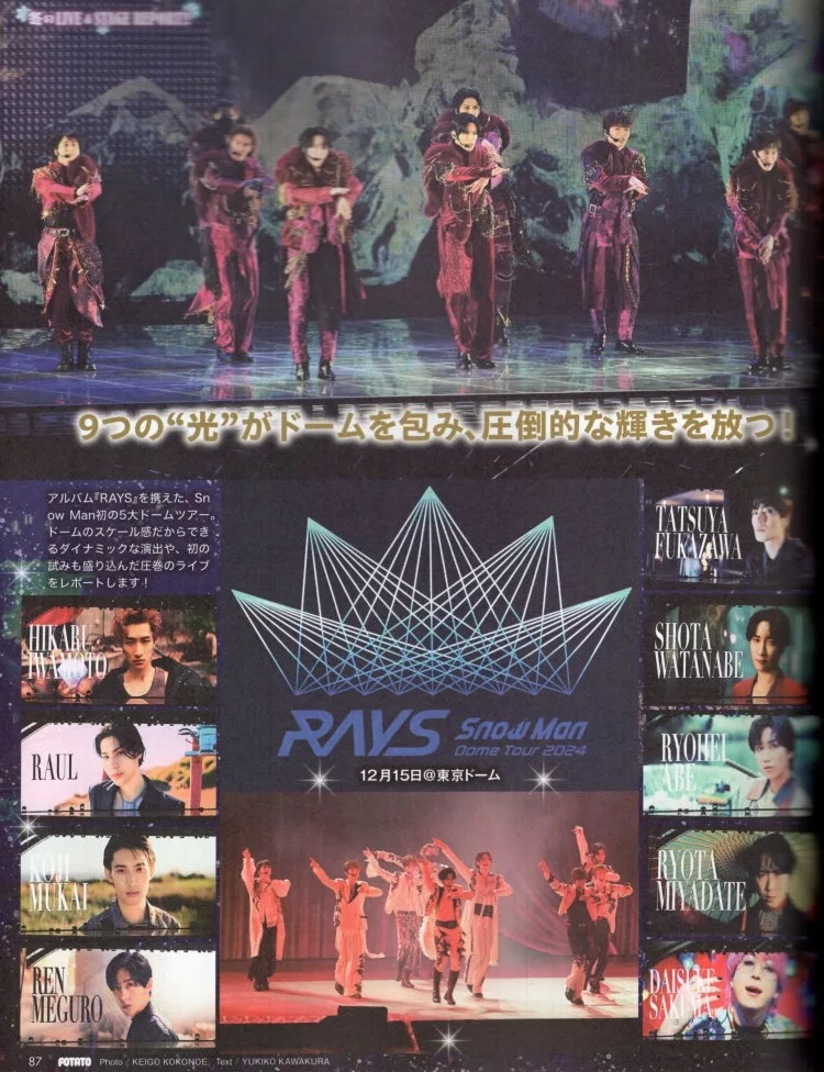 Snow Man東京巨蛋演唱會特別報導