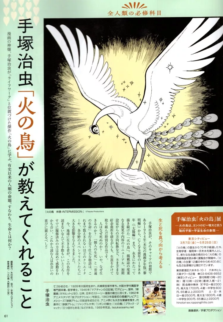 手塚治虫《火之鳥》的寓意