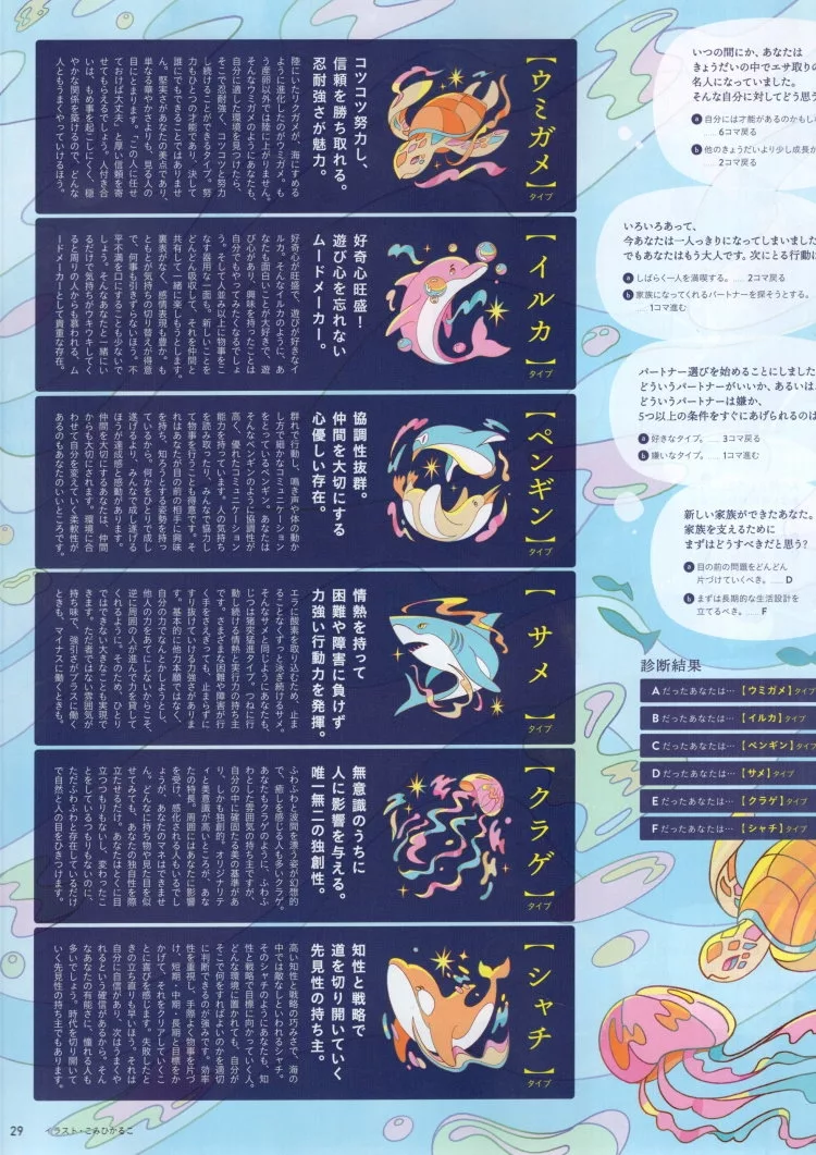 透過海底生物來發現真正的自己