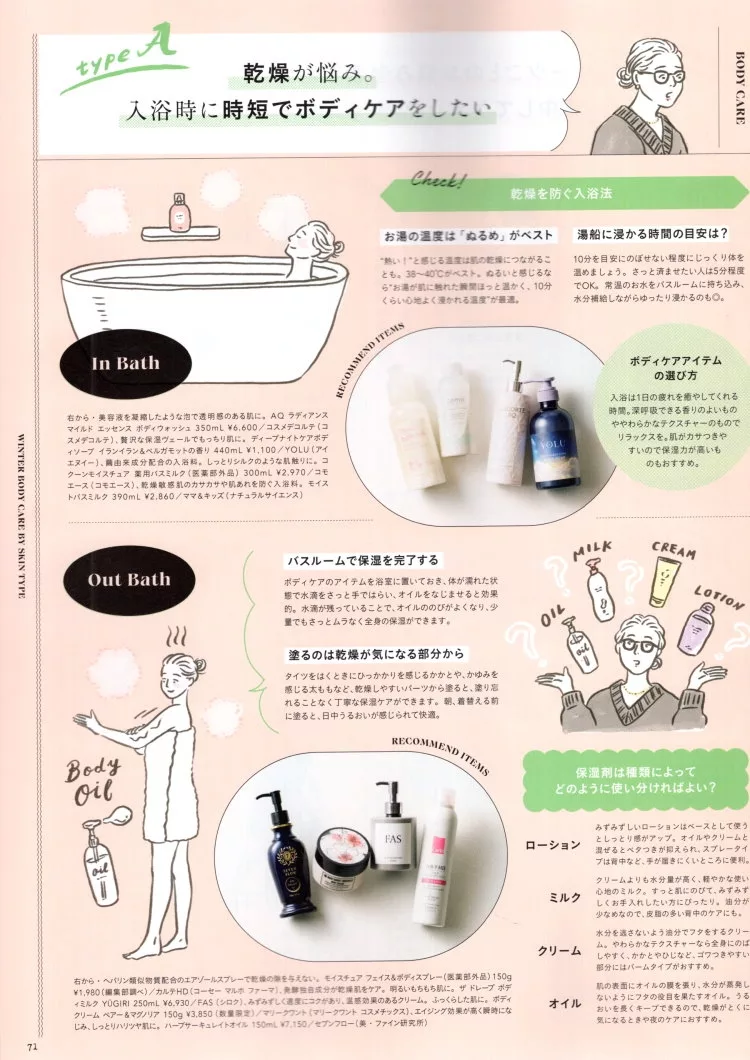 冬季乾燥保養建議