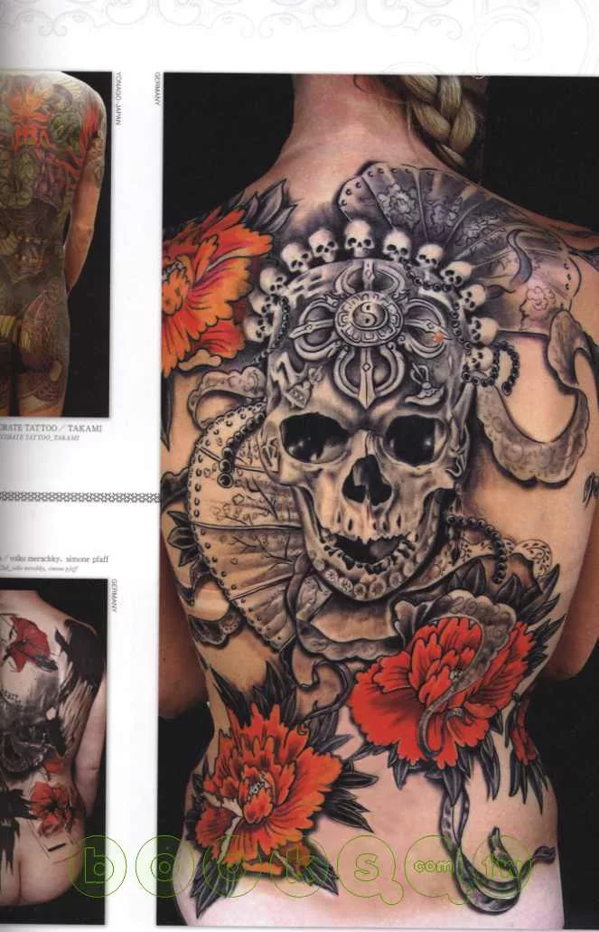 新潮的骷髏頭構圖設計