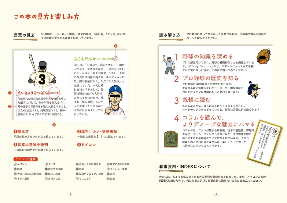 博客來 プロ野球語辞典 プロ野球にまつわる言葉をイラストと豆知識でカッキーンと読み解く