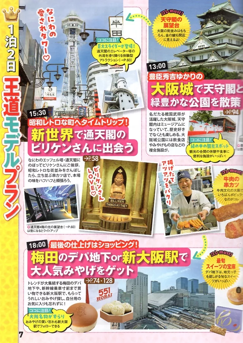 大阪兩天1夜必走行程推薦