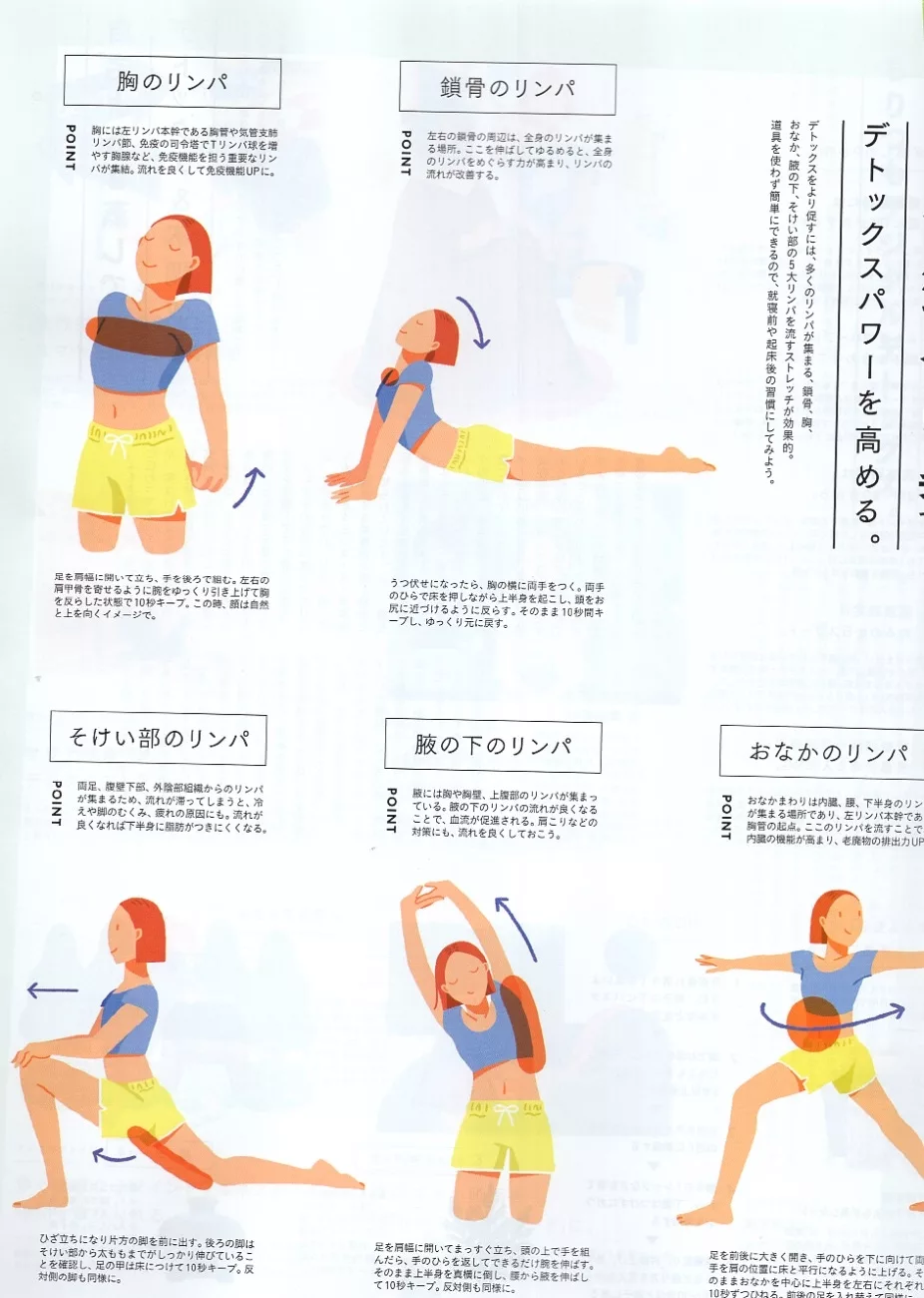 透過皮拉提斯來排出毒素