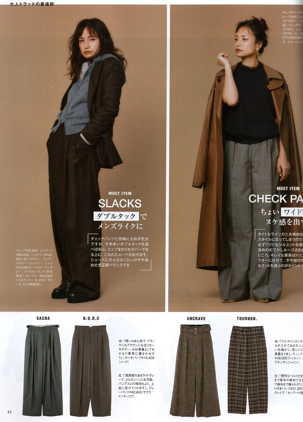 通勤＆休閒的定番穿搭