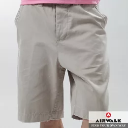 【AIRWALK】美式極簡休閒褲-男(淺卡其 - XL)