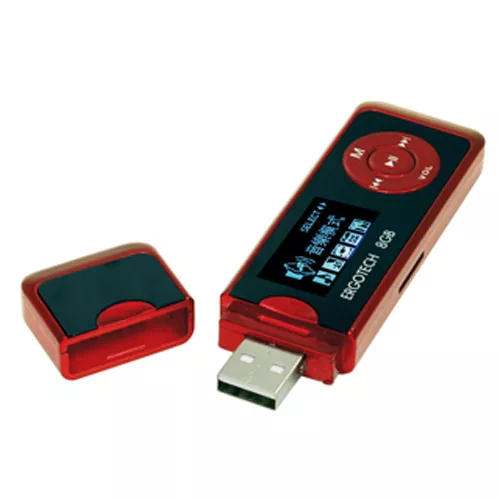 博客來 Ergotech 人因科技草莓戀人mp3多功能隨身聽8g Ul432