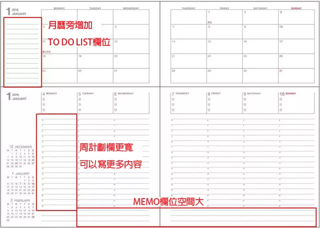 博客來 Kokuyo Campus 21功能型手帳 月間 週間 A5 黑