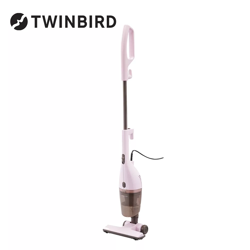 日本TWINBIRD-手持直立兩用吸塵器TC-5220TWP (粉紅)