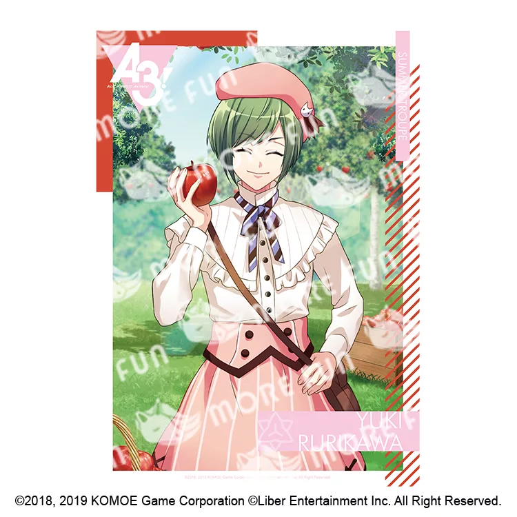 博客來 A3 角色海報 瑠璃川幸