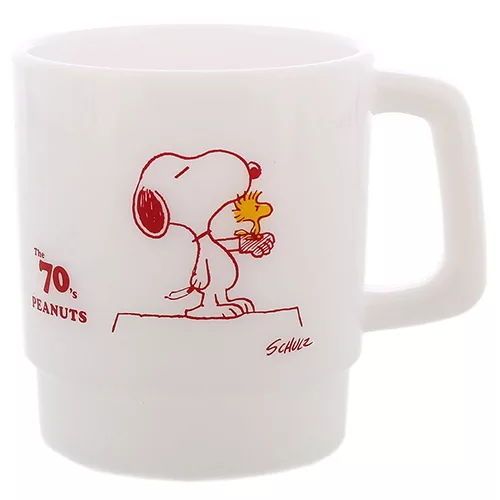 博客來 Sun Star 日本製馬克杯造型迷你筆筒snoopy 70周年系列70年代糊塗塔克