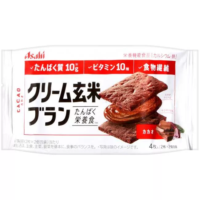 博客來 Asahi 玄米巧克力風味餅 72g