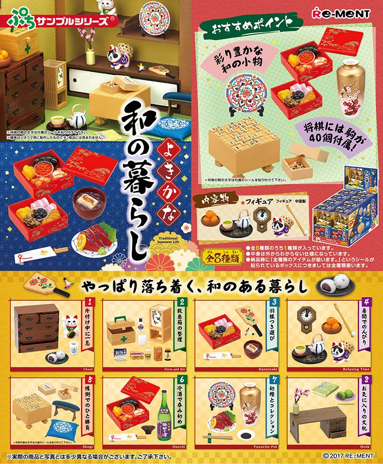 博客來 Re Ment ぷちサンプル系列日式懷舊和風生活 單入隨機款