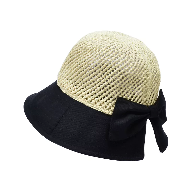 【EZlife】可折疊鏤空透氣防曬帽- 黑色