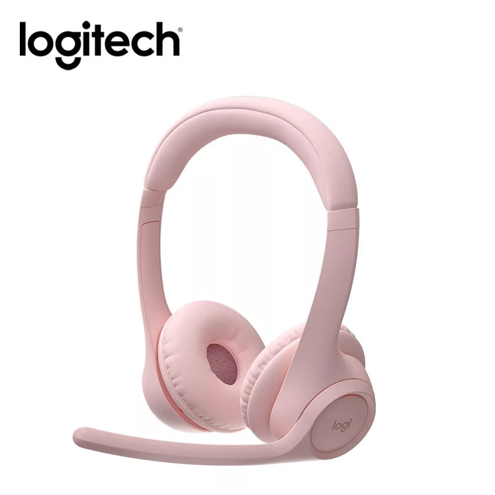 羅技 Zone 300 無線藍牙耳機麥克風 玫瑰粉