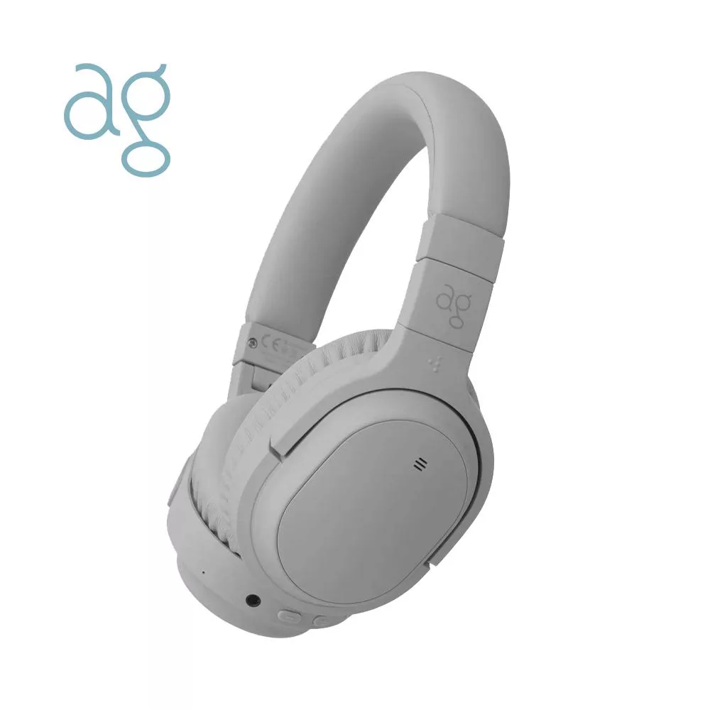 日本ag WHP01K MK2 藍牙降噪耳罩式耳機 珍珠灰