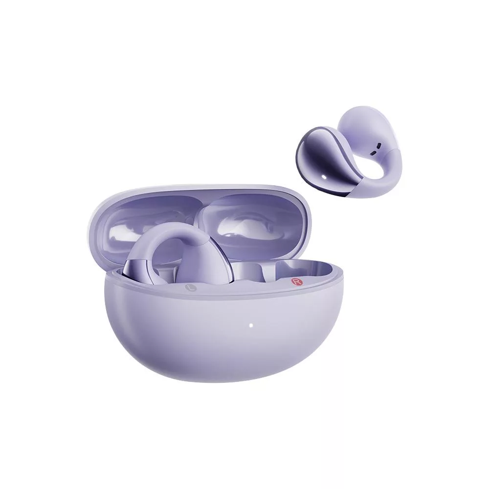 QCY Crossky C30 開放式真無線藍牙耳夾耳機|時尚不入耳 舒適更出色|WitsPer智選家 花語紫