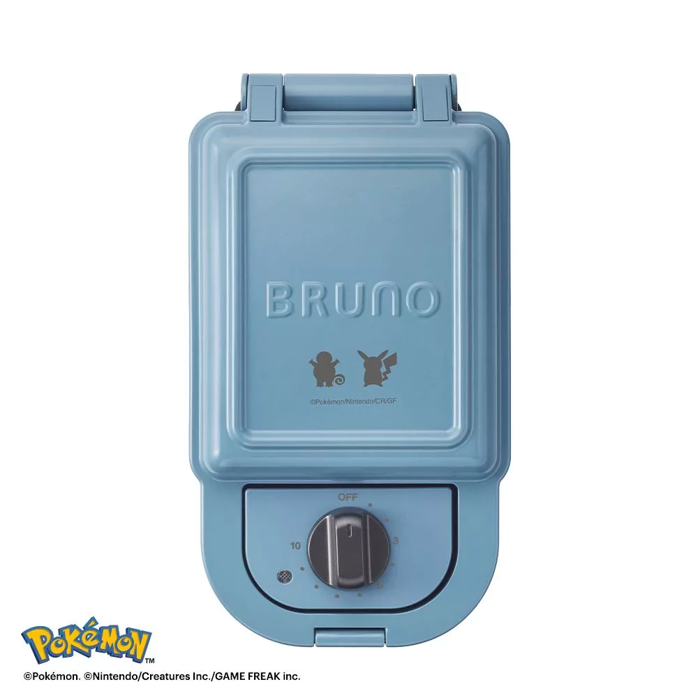BRUNO BOE131BL  寶可夢單板熱壓三明治機  水藍