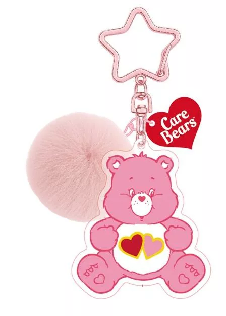 Care Bears毛球造型悠遊卡 Love-a-Lot Bear