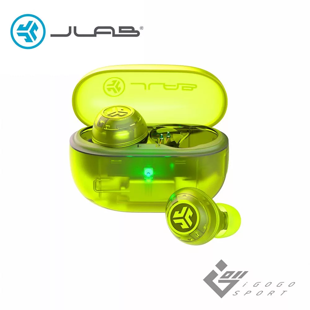 JLab GO POP ANC 真無線藍牙耳機 螢光綠