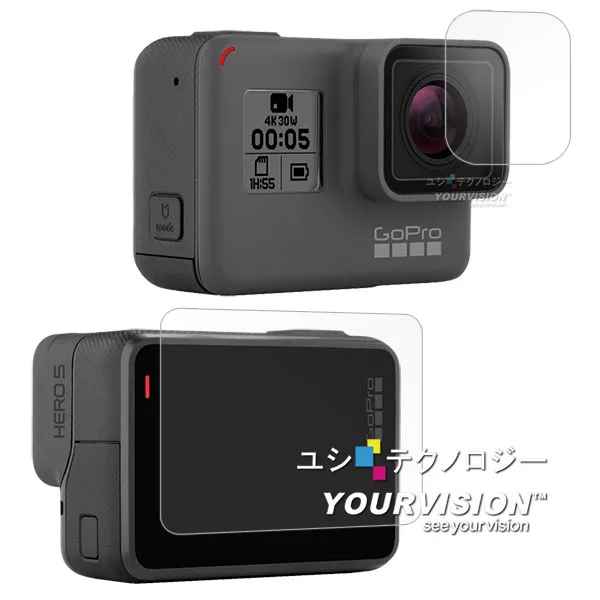 博客來 Gopro Hero 5 相機鏡頭 觸控螢幕光學抗刮螢幕保護貼