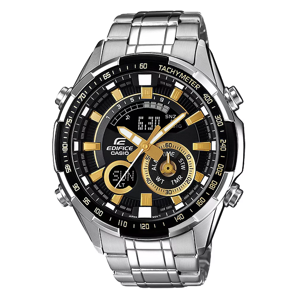 CASIO EDIFICE   檒暴雙顯賽車腕錶-ERA-600D-1A9VUDF