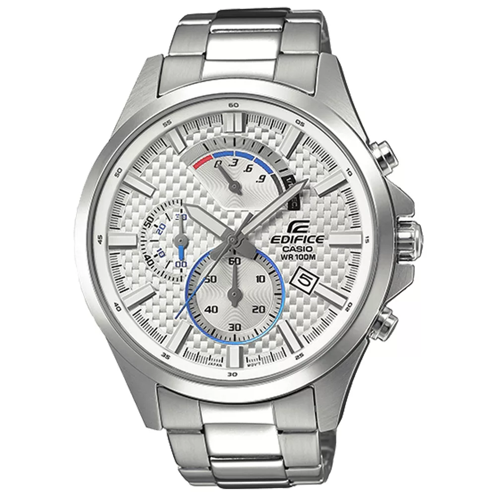 CASIO EDIFICE   渦輪動力三眼時尚腕錶-EFV-530D-7AVUDF